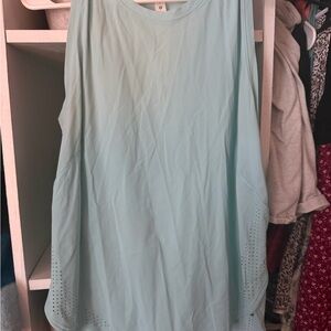 Women's Sleeveless Aqua Top